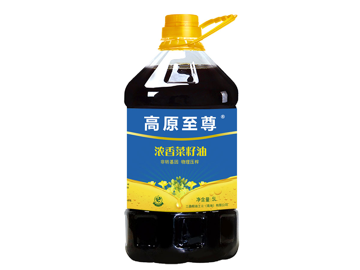 高原至尊浓香菜籽油 5L