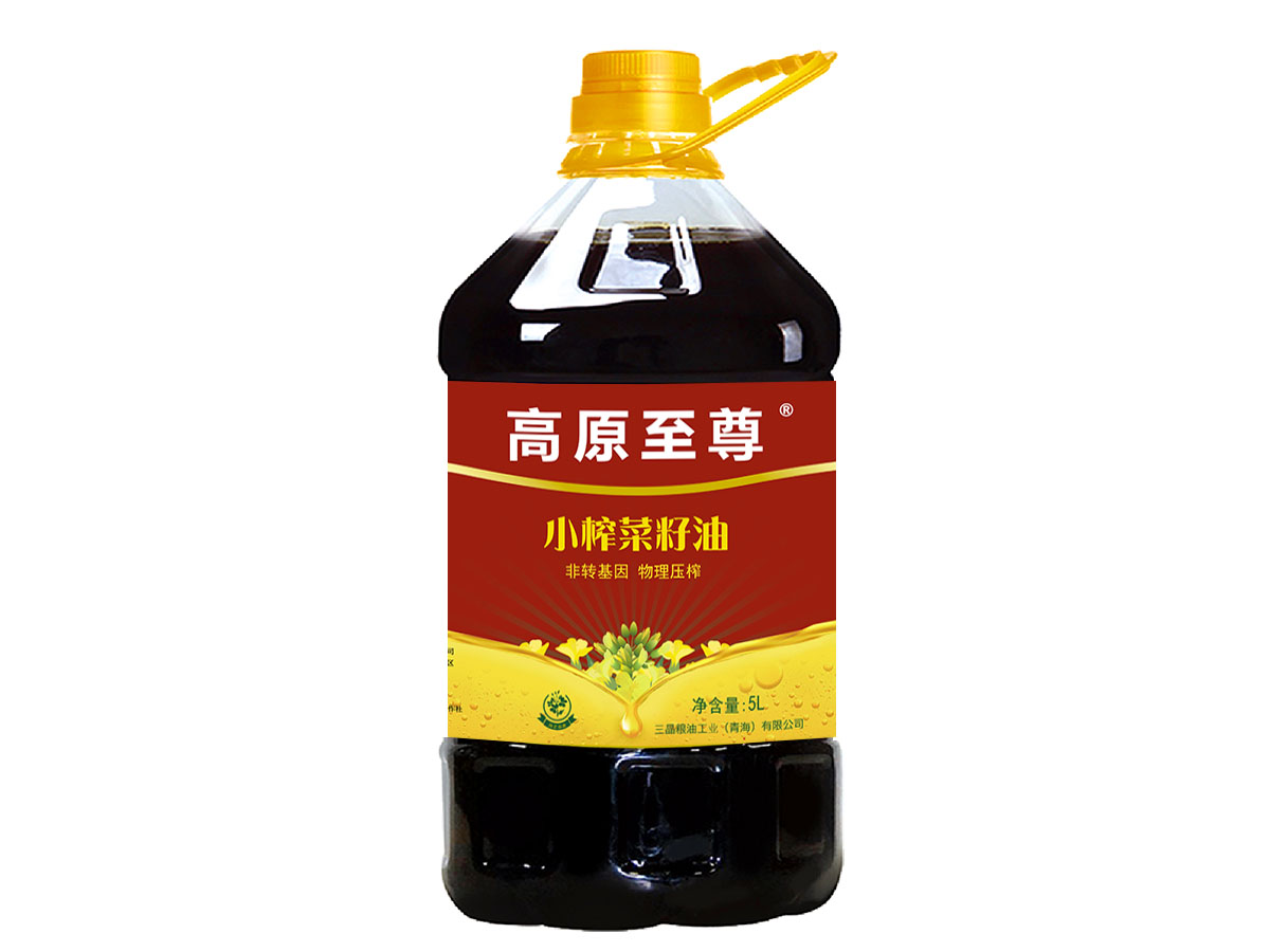 高原至尊小榨菜籽油 5L