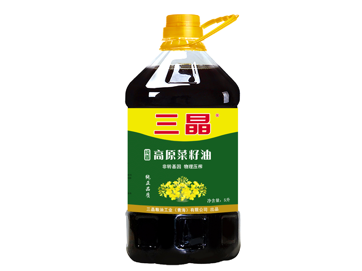 三晶纯香菜籽油 5L