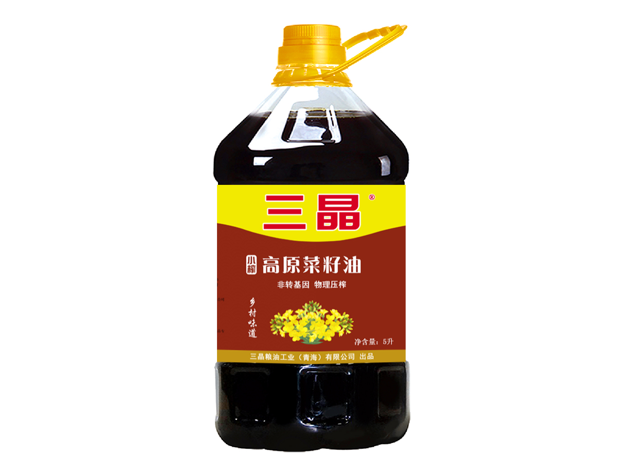 三晶小榨菜籽油 5L